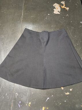 LOFT Black A-Line Mini Skirt